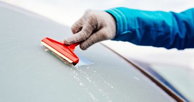 Five defrosting hacks which drivers can use to remove ice off cars 'in just seconds'