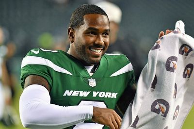 NFL fans were convinced Jets’ Elijah Moore was happy to see Zach Wilson potentially benched