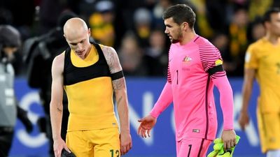Socceroos' Mat Ryan and Aaron Mooy provide calm, confident leadership at Qatar's chaotic World Cup