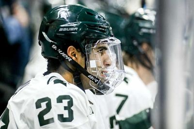 Michigan State hockey senior Jagger Joshua says Ohio State player used racial slurs towards him