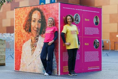 Scottish charity creates giant mosaics celebrating cancer research