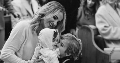 Vogue Williams shares adorable photos from her son’s christening and reveals celebrity godparent