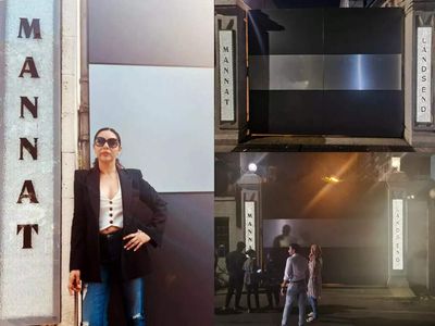 Gauri Khan reveals significance of NEW glittery Mannat nameplate; fan says 'Thanks for confirming it's not real diamonds'