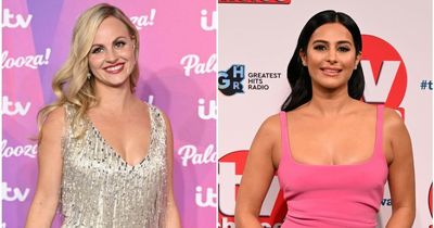 ITV Coronation Street's Tina O'Brien 'in love' with co-star Sair Khan as she stuns in Barbie pink