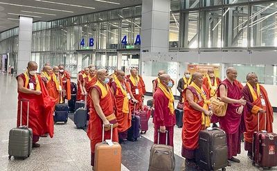 'Footsteps Of Buddha': 24 High-Ranking Monks From Bhutan On Trip To India