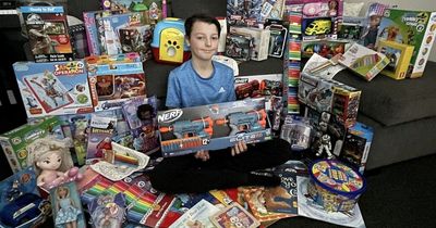 Ten-year-old donates gifts to underprivileged children after finding out the truth about Santa