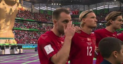 Christian Eriksen makes emotional major tournament return 18 months after cardiac arrest