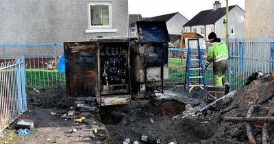 Residents start to return home in Kilmarnock after fire at Scottish Power sub-station