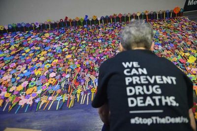 Drug death rate 'still too high' despite fall in hospital stays