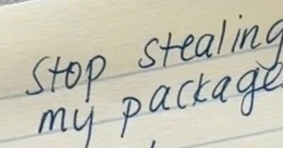 'My neighbour keeps stealing my parcels - so I tricked them with a fake delivery'