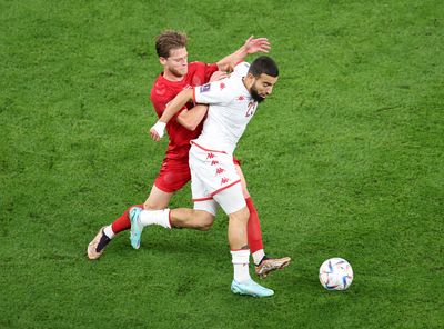 Tunisia hold Denmark to draw in high-octane match