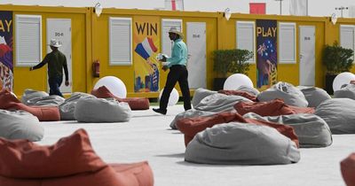 World Cup fans less than impressed at fan village with brown water and dirt floors