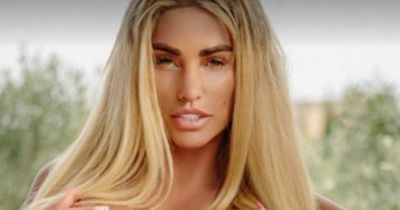 Katie Price ignores Carl Woods cheat backlash as she strips to underwear to plug OnlyFans