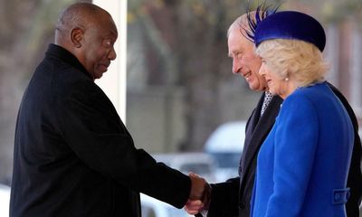 South African president makes first UK state visit of King Charles’s reign