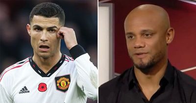 Vincent Kompany aims cheeky dig at Cristiano Ronaldo when quizzed on Burnley transfer