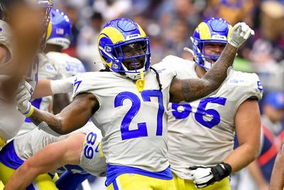 Darrell Henderson Jr. sure seems happy about the Rams waiving him