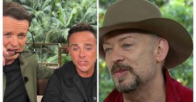 ITV I'm a Celebrity host Ant McPartlin shouts 'what were you thinking?' as Boy George kicked out of the jungle