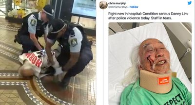 ‘Wake-up call for cops’: pleas to address ‘over-policing’ as Sydney protester Danny Lim hospitalised in arrest