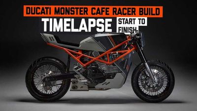 This Custom Ducati Ghost Is A Retro-Modern Monster 600 Cafe Racer