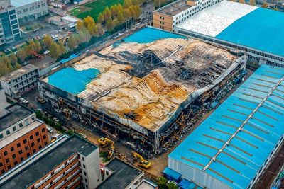 4 detained over China trading company fire that killed 38