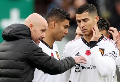 Cristiano Ronaldo leaving Manchester United