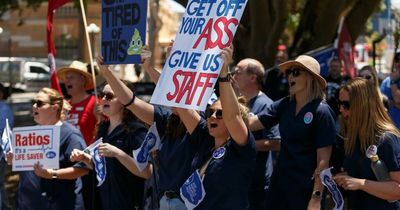 'To be called heroes... It's all just words': Frustrated nurses rise up to rally once again