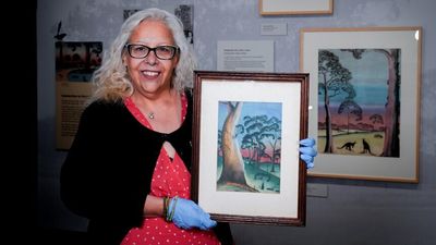 Stolen Generations artwork missing for 70 years discovered in Manjimup home