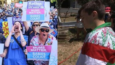 The Loop: Thousands of NSW nurses walk off the job as strikes planned in WA, lawyers say Friendlyjordies' house 'firebombed'