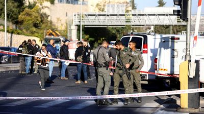 Blasts rip two bus stops near Jerusalem, killing at least one and wounding several