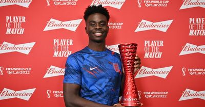 Arsenal get World Cup golden boot surprise as new Bukayo Saka transfer price revealed