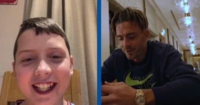 Jack Grealish meets Man City fan Finlay in heartwarming chat over England celebration