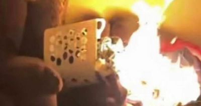 Woman FaceTimes boyfriend she fears is cheating showing her setting fire to his home