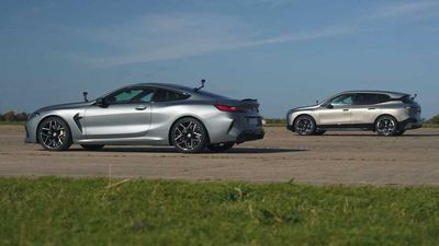 BMW M8 And iX M60 Drag Race Is A Family ICE Vs. EV Battle