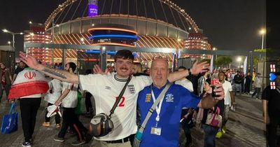England fans on their viral visit to Sheikh's mansion in Qatar