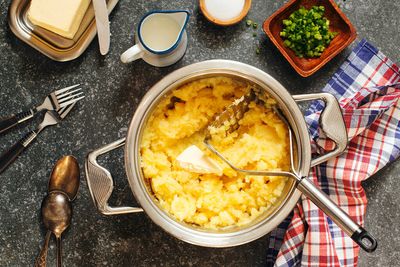 The creamiest, dreamiest mashed potatoes