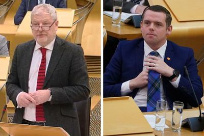Douglas Ross accused of 'leading the charge' in denying Scottish democracy