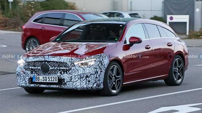 Mercedes-Benz CLA Shooting Brake Spy Shots Capture Mid-Cycle Refresh