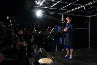 ‘Voice of the Scottish people’ will not be silenced, Sturgeon tells rally