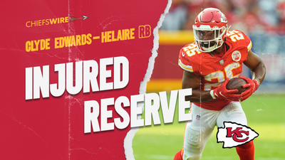 Chiefs place RB Clyde Edwards-Helaire on injured reserve, activate OT Lucas Niang