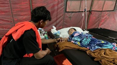 Five-year-old boy rescued from rubble of landslide triggered by Indonesia's earthquake