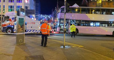 Bus towed away as Parliament Street in Nottingham reopens after woman injured in collision
