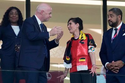 Belgium politician wears 'One Love' armband at World Cup