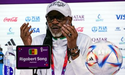 Rigobert Song enjoys his rock star quality as Cameroon take the stage