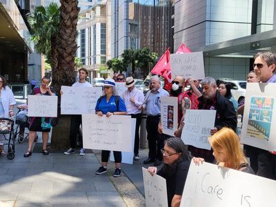 NSW govt is a 'disgrace', says icare rally