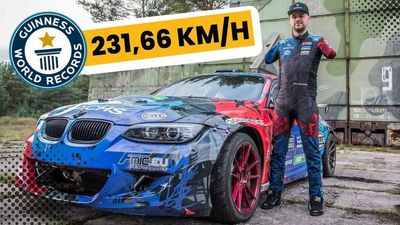 Man With No Arms Drifts BMW At 144 MPH, Sets Guinness World Record