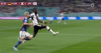 Antonio Rudiger slammed for showboating during Germany World Cup defeat to Japan