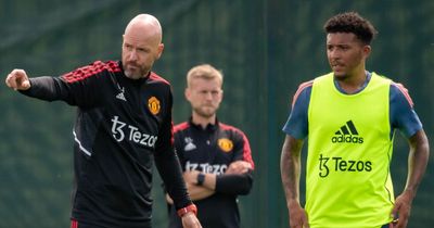 Jadon Sancho steps up Man Utd training plan following Erik ten Hag's advice