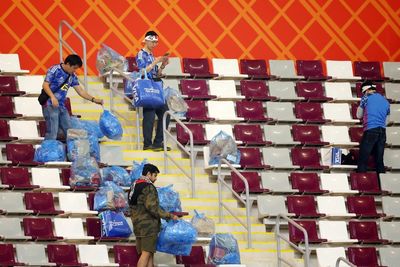 Japan fans praised for cleaning up World Cup stadium after historic win over Germany