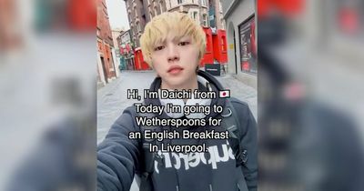 Japanese man visits Wetherspoons in Liverpool and has an unexpected reaction