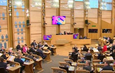 FMQs suspended as protester shouts from Scottish Parliament public gallery